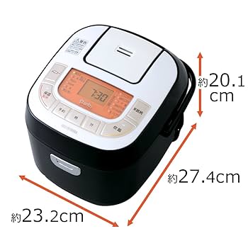 訳あり　17年製　アイリスオーヤ銘柄炊き炊飯器RC-MB30-B insair-y_567478